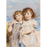 William McTaggart, R.S.A. R.S.W. (Scottish 1835-1910), a portrait of the artist's children Hamish a