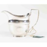 A George III silver cream jug by John Eames,