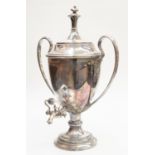 An EPNS twin handled samovar,