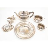 A quantity of Silver plated ware to including Elkington and Co.