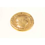 ***AWAY*** Roman Gold Nero Aureus 61/62 AD. Nero Caesar AVG IMP, Bare head of Nero Right. Seated