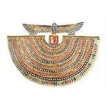 ***AWAY WITH JSB 05.12.18*** An Egyptian Cartonnage Wesekh Collar, C. 664 - 332 BC.This