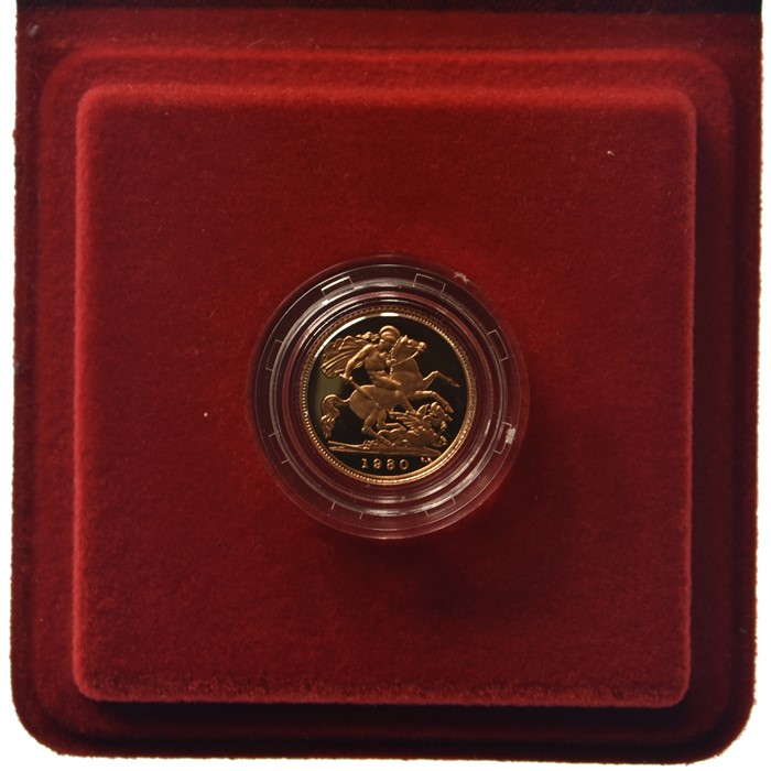 Proof Half Sovereign 1980, cased - Image 3 of 3