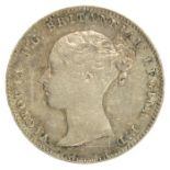 Threepence 1852, rare, for colonial use