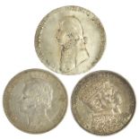 1802A Prussia Thaler, 1861A Prussia Thaler, and 18