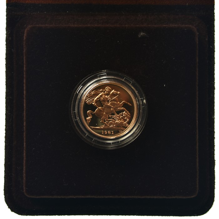 Proof Sovereign 1981, cased - Image 3 of 3