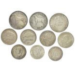 Mixed World coins (includes Silver); 1940 x2 Irela