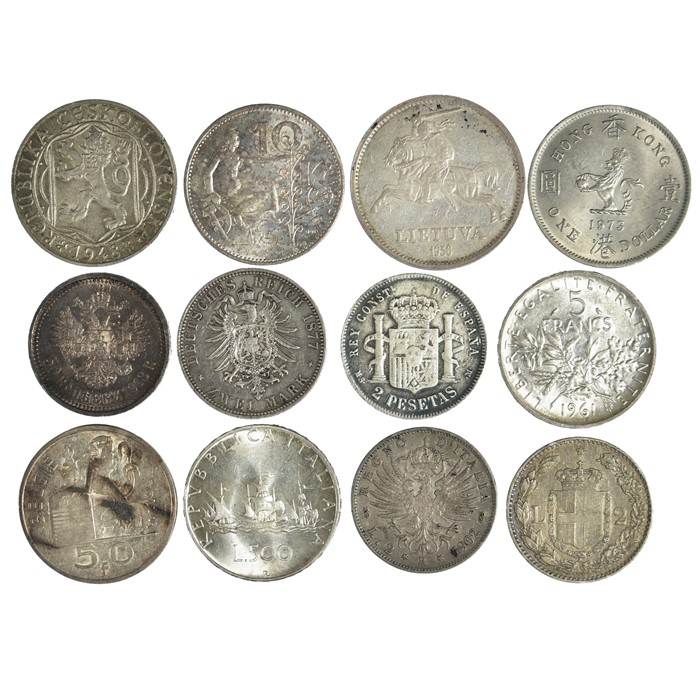 Mixed group of World coins (mainly Silver); Includ - Image 2 of 2