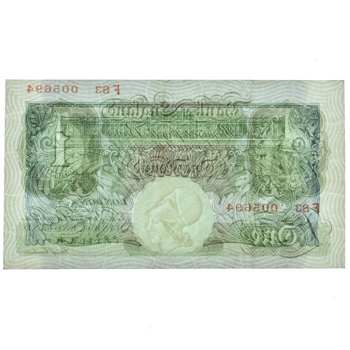 Mahon one pound banknote, Series F83 005694 unc - Image 2 of 2
