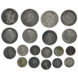 Maundy pennies 1839, 1866, 1904, 1905; Maundy four