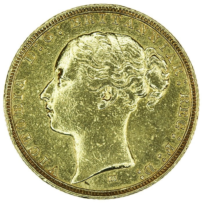 Sovereign Young Head 1884 - Image 2 of 2