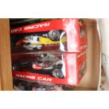 Two trays of modern diecast vehicles including F1 cars by Bburago