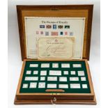 A collection of twenty five 'Stamps of Royalty' in presentation box,