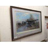 David Shepherd, Winter of 43, Somewhere in England, signed limited edition print, Number 85/850,