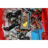 A box of Britains farm animals and vehicles etc