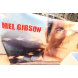 Collection of 14 posters; including cinema posters: Mel Gibson in the patriot,