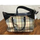 A Burberry large handbag,