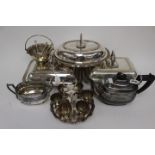 Collection of plated ware,