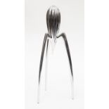 An Alessi iconic space ship lemon squeezer (Italian) polished aluminium,