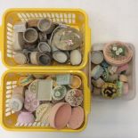 A quantity of assorted pill boxes,