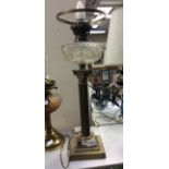 Brass Corinthian Column lamp