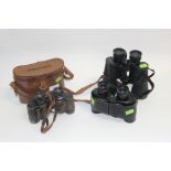 Three pairs of Binoculars,