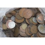 A collection of British & World coins includes some pre 20 and pre 47 silver coins.