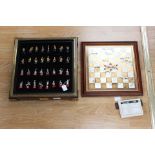 (Care when handling chess board) The Battle of Waterloo chess set,
