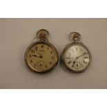 A late 19th Century silver cased ladies pocket watch,