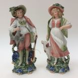 Pair of Continental German figurines,