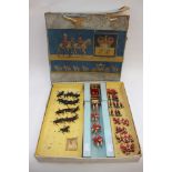 Johillco: A boxed part Coronation Coach set, comprising, Coronation Coach and eight horses,