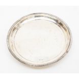 A Walker and Hall Silver tray