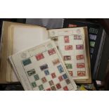 10 Stamp albums GB and World,