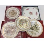 Four Spode plates,