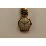 Tudor Rolex, a circa 1950's gentleman's 9ct gold Tudor Rolex wristwatch,