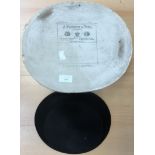 A Gentleman's silk top hat, Albert Denson Chester, internal measurement 7 3/4 in1/4 inches,