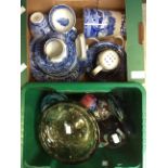 Medina paperweights, some signed with Whitefriars controlled bubble shallow bowl,