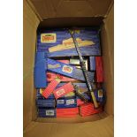 Hornby: One box of assorted Hornby Dublo items to include Hornby Dublo train set,