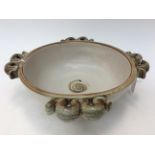 Bourne Denby, Alice Teichner Tyrolean bowl, reference AT11, printed mark to base at end,