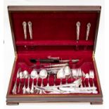 Kings pattern cased cutlery set