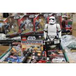 One box of modern Star Wars figures,