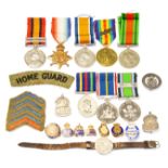 Boer War/WW1/WW2/Post War medals and insignia group to William Clarence Walker.