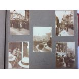WWI British Photograph album containing around 40 military images circa 1917 including good