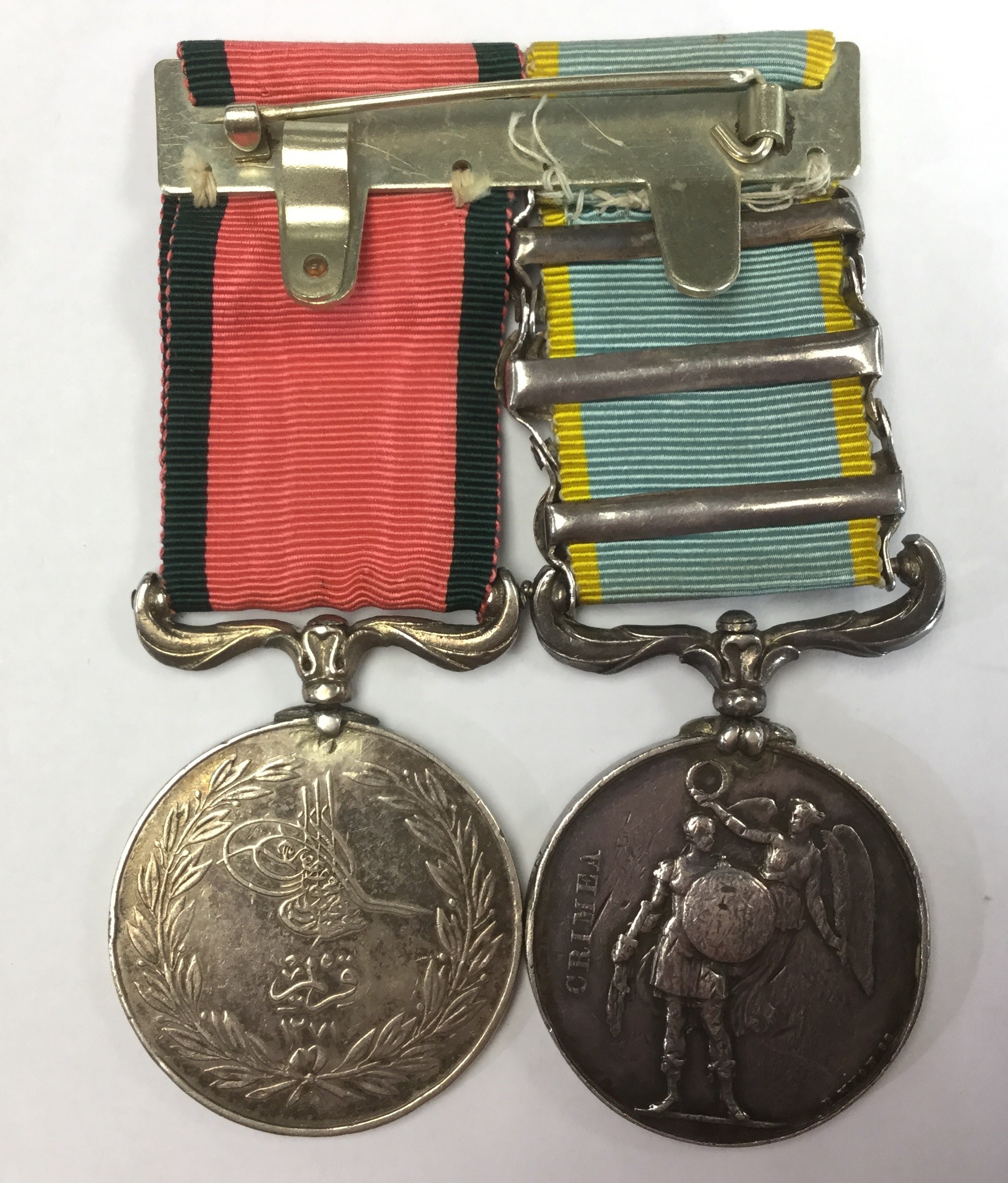 British Crimea medal with Sebastopol, - Image 2 of 2