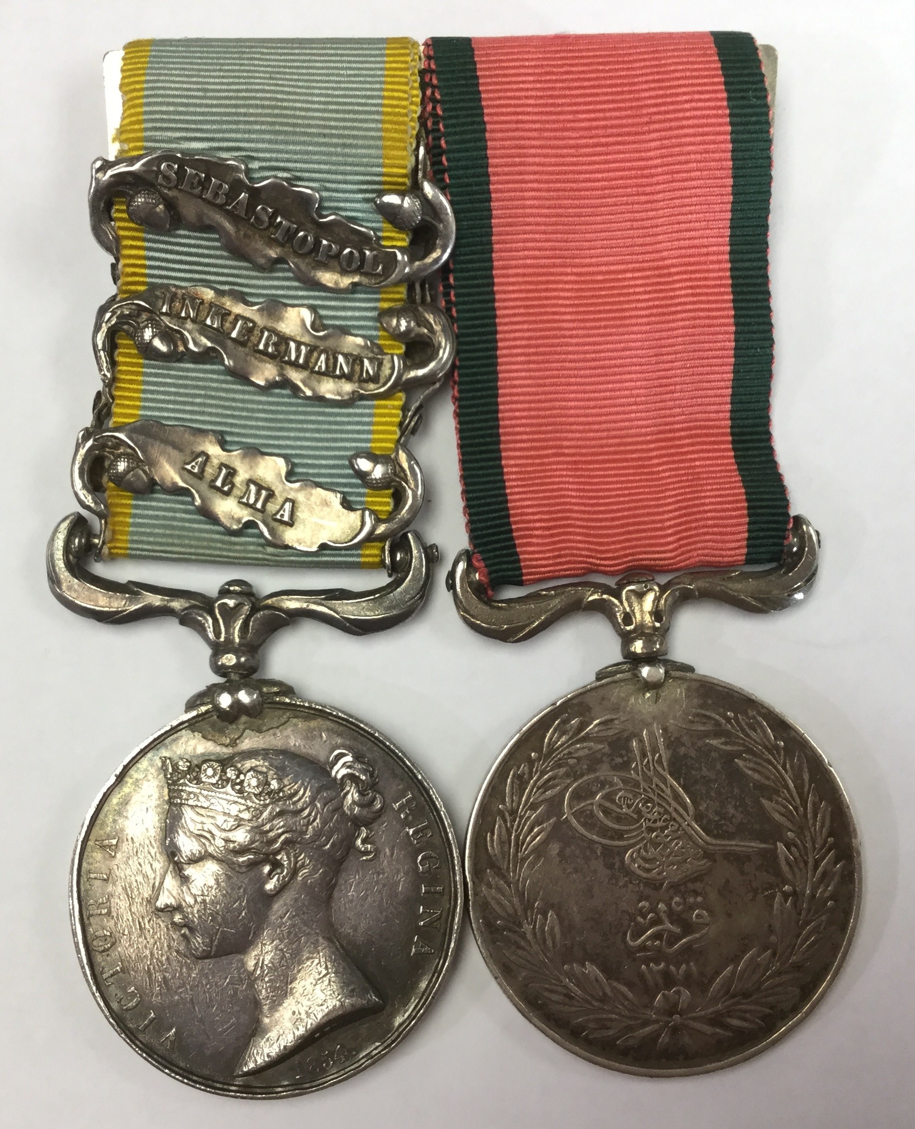 British Crimea medal with Sebastopol,