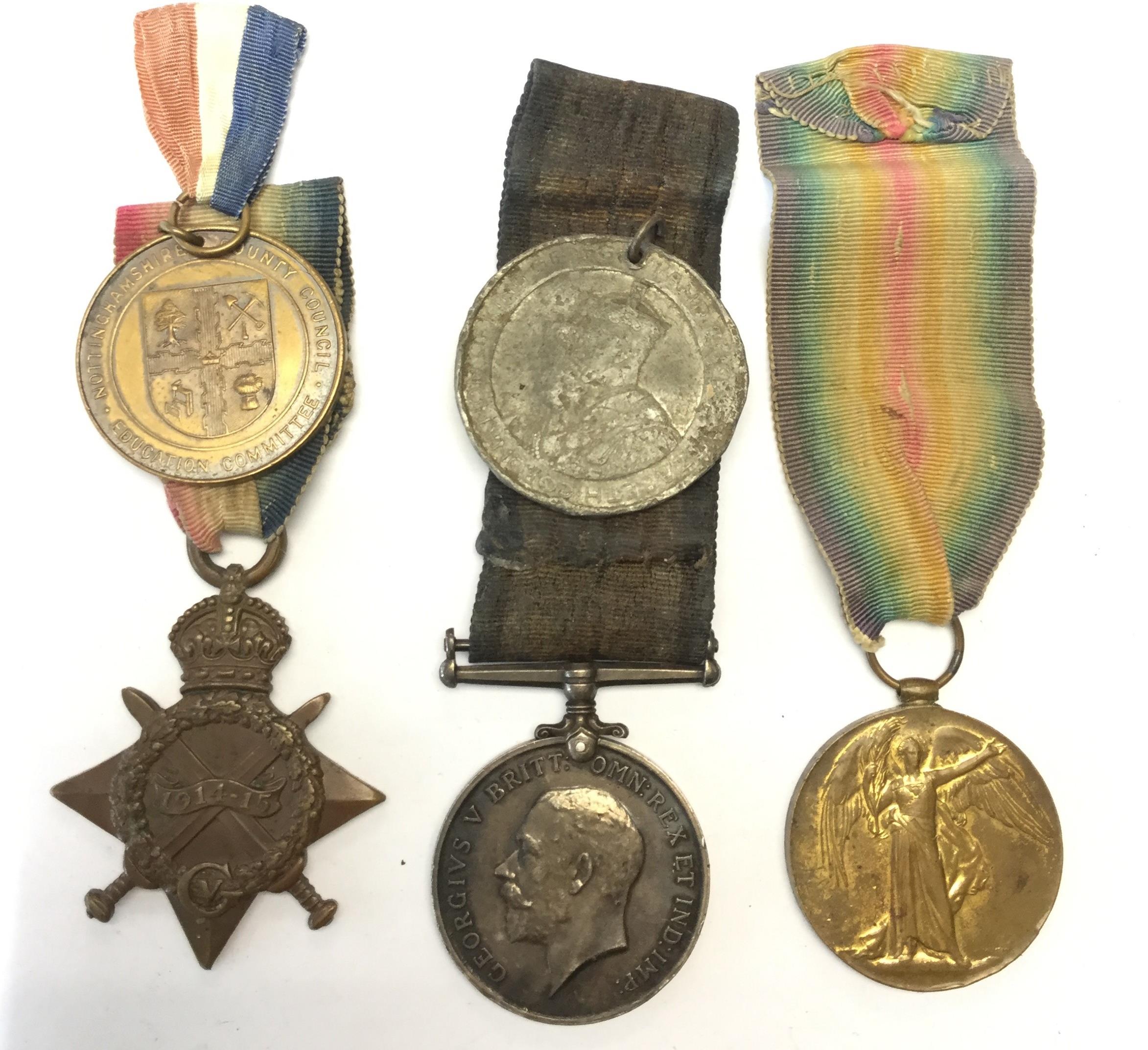 WW1 British Medal group to 121800 Spr.