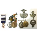 WW1 British War Medal and Victory Medal to 9321 Pte. A Bryant, Durham Light Infantry.
