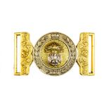 Victorian era British Army Belt Buckle for the Royal Irish Fusiliers. Each half numbered "2".