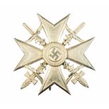 WW2 Third Reich Spanienkreuz in Silber mit Schwerter - Spanish Cross in Silver with Swords.