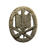 WW2 Third Reich Allgemeines Sturmabzeichen - General Assault Badge. Zink, unmarked.